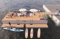 Magog confirme le projet de parc flottant au quai MacPherson